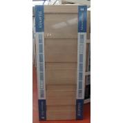 Engineered Oak Garda External 5 Panel Horizontal Door 78x36" PAINT GRADE ONLY